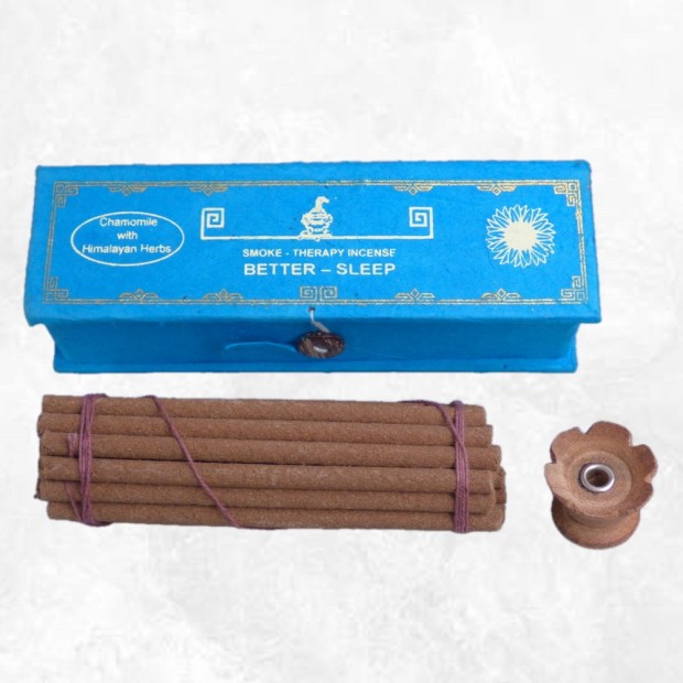 Encens Better Sleep – Camomille – Encens tibétain traditionnel (30 bâtons)