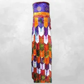 Tenture bouddhiste Bannière de Victoire Chukhor bouddhiste 130 cm - Tentures bouddhistes