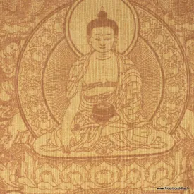 Tenture bouddhiste Bouddha Sakyamouni 52 x 82 cm - Tentures bouddhistes