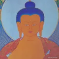 Thangka tibétain Bouddha Amitabha 105 cm - Thangkas tibétains