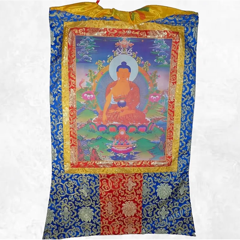 Thangka tibétain Bouddha Amitabha 105 cm - Thangkas tibétains