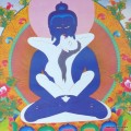 Thangka Tibétain Bouddha Sakyamouni 105 cm – Reproduction Artisanale