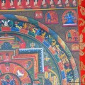 Thangka bouddhiste Mandala de Kalachakra 105 cm – Népal