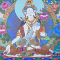 Thangka bouddhiste Tara Blanche 105 cm - Népal - Thangkas tibétains