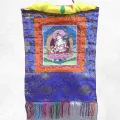 Thangka tibétain Tara blanche – peinture sacrée sur toile - Thangkas tibétains