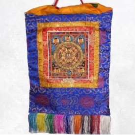 Thangka tibétain Roue de la Vie– Roue du Dharma - Objets rituels bouddhistes