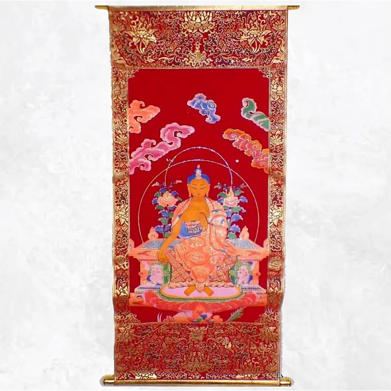 Tenture bouddhiste Maitreya 79 x 34 cm - Tentures bouddhistes
