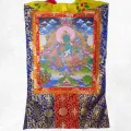 Grand Tangka bouddhiste Tara Verte 105 cm - Tentures bouddhistes