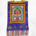 Thangka tibétain Amitabha – Bouddha de la lumière infinie - Thangkas tibétains