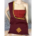 Sac moine tibétain Roue du Dharma Sacs tibétains et indiens sacRD1