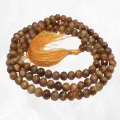 Mala tibétain de méditation en Oeil de Chat - Mala tibétain 108 perles
