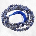 Mala tibétain 108 perles en Sodalite - Mala tibétain 108 perles