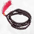 Mala tibétain 108 perles en Grenat 8 mm - Mala tibétain 108 perles