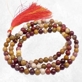 Authentique mala tibétain en Jaspe Mokaïte – 108 perles naturelles
