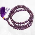 Mala tibétain 108 perles Améthyste grade B - Mala tibétain 108 perles