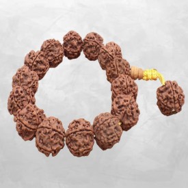 Bracelet tibétain Rudraksha grosses graines