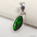 Pendentif Opale noire du Chili marquise - Bijoux en Opale Noire
