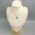 Pendentif Opale noire du Chili marquise - Bijoux en Opale Noire