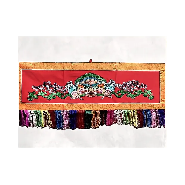 Tenture tibétaine Mahakala rouge - Tentures bouddhistes