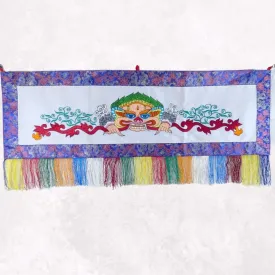Tenture Mahakala divinité bouddhiste 98 x 42 cm - Tentures bouddhistes
