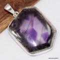 Grand pendentif Auralite 23 authentique en argent 925 – pierre rare