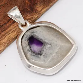 Pendentif Auralite 23 - cristal d’alignement intérieur - Pendentifs pierres naturelles