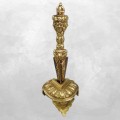 Phurba tibétain sur socle en laiton pour rituel bouddhiste - Objets rituels bouddhistes