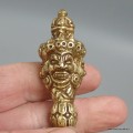 Phurba tibétain sur socle en laiton pour rituel bouddhiste - Objets rituels bouddhistes