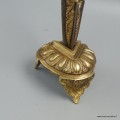 Phurba tibétain sur socle en laiton pour rituel bouddhiste - Objets rituels bouddhistes