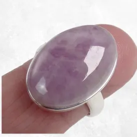 Bague Kunzite authentique taille 55/56 - Bagues pierres naturelles