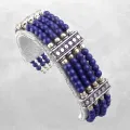 Bracelet tibétain imitation de Lapis Lazuli - Bracelets tibétains bouddhistes