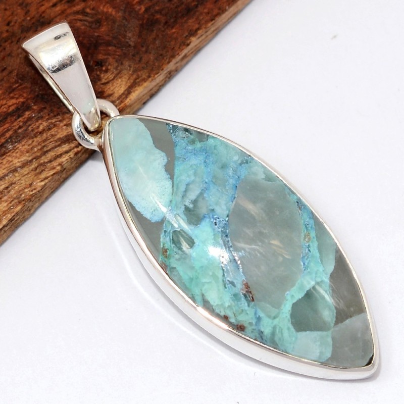 Pendentif Quantum Quattro – Pierre de Guérison – Argent 925