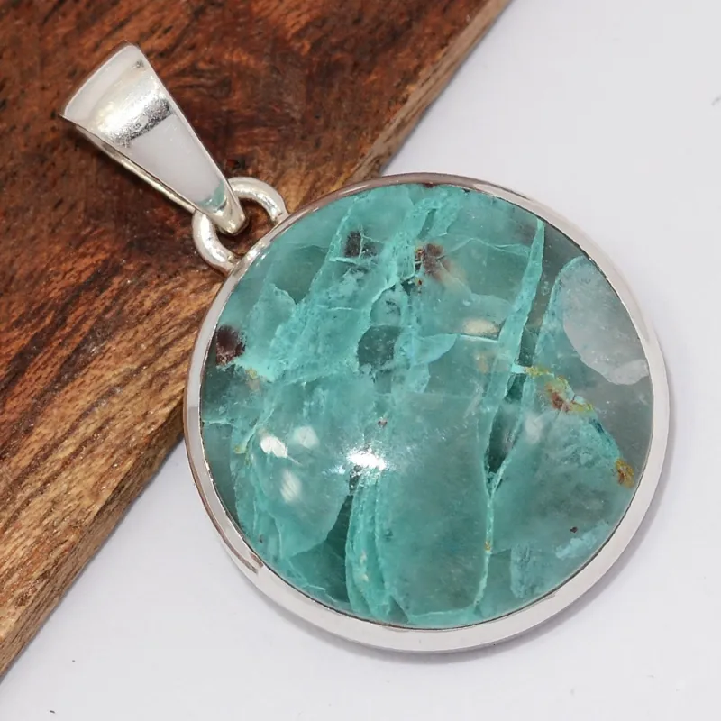 Pendentif Quantum Quattro Authentique en Argent 925 - Pendentifs pierres naturelles