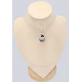 Pendentif Pierre de Lune et Tourmaline forme ovale - Bijoux en Pierre de lune