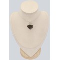 Pendentif Shungite Élite Argentée cœur – argent 925 authentique