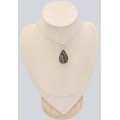 Pendentif Shungite Noble Argentée cœur – argent 925 authentique