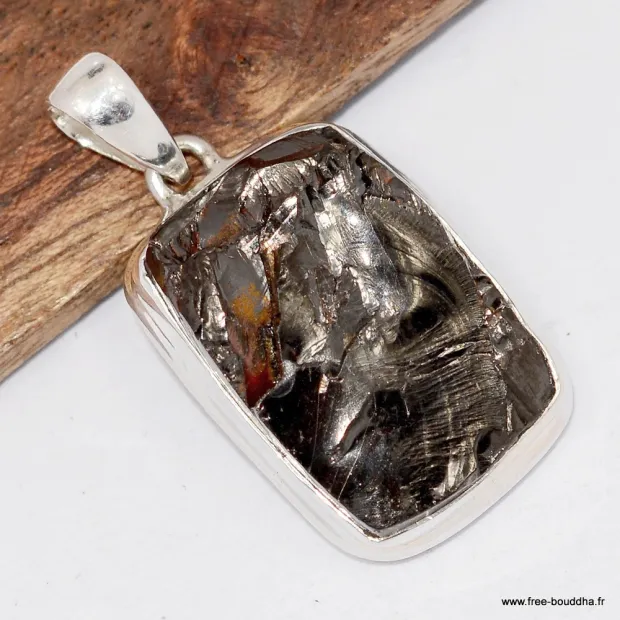 Pendentif Shungite Élite sélection premium – argent 925 - Pendentifs pierres naturelles