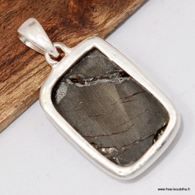 Pendentif Shungite Élite sélection premium – argent 925 - Pendentifs pierres naturelles