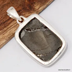 Pendentif Shungite Élite sélection premium – argent 925 - Pendentifs pierres naturelles