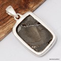 Pendentif Shungite Élite sélection premium – argent 925 - Pendentifs pierres naturelles
