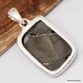 Pendentif Shungite Élite sélection premium – argent 925 - Pendentifs pierres naturelles