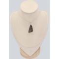 Pendentif Shungite Élite brute Carélie – forme libre argent 925
