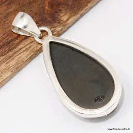 Pendentif en Pyrite dorée naturelle – fait main - Pendentifs pierres naturelles