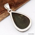 Pendentif Pyrite dorée, pierre de vitalité – Argent 925 artisanal