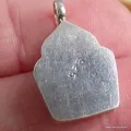 Petit Pendentif tibétain Om en argent 925 - Pendentifs tibétains bouddhistes