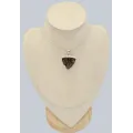 Pendentif Shungite Elite triangulaire - Argent 925 - Pendentifs pierres naturelles