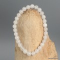 Bracelet Scolecite blanche – Bijou énergétique 8 mm
