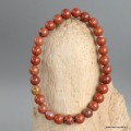 Bracelet Jaspe rouge 6 mm – Vitalité et ancrage – Perles naturelles