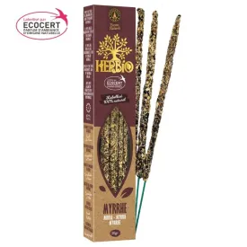 Encens Myrrh Herbio smudge, 20 gr, Ecocert bio - Encens tibétains, accessoires