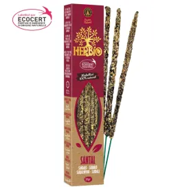 Encens Bois de Santal Herbio smudge, 20 gr, Ecocert bio - Encens tibétains, accessoires
